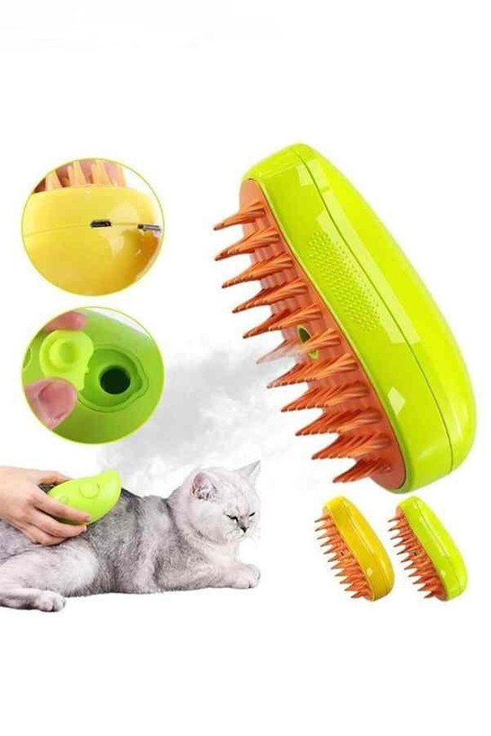 برس و ماساژور بخار حیوانات Spray Massage Brush