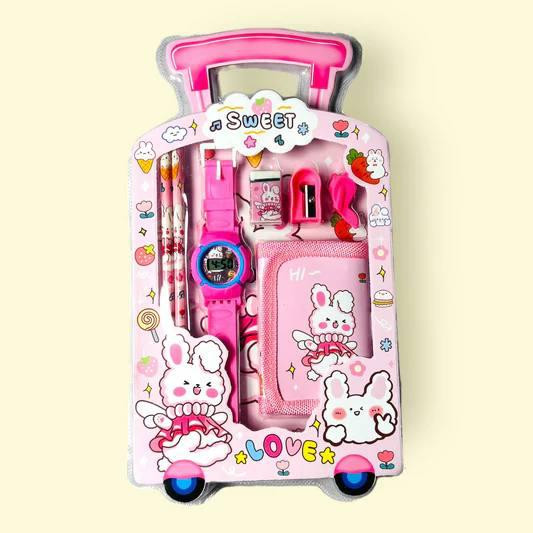 ست لوازم تحریر و ساعت و کیف