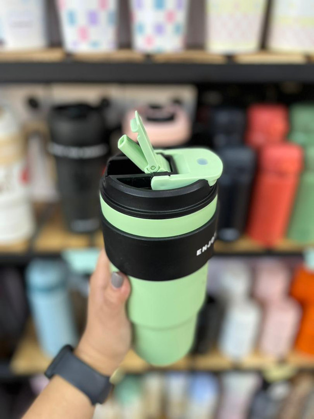 تراول ماگ 2 حالته دسته دار برند shotay