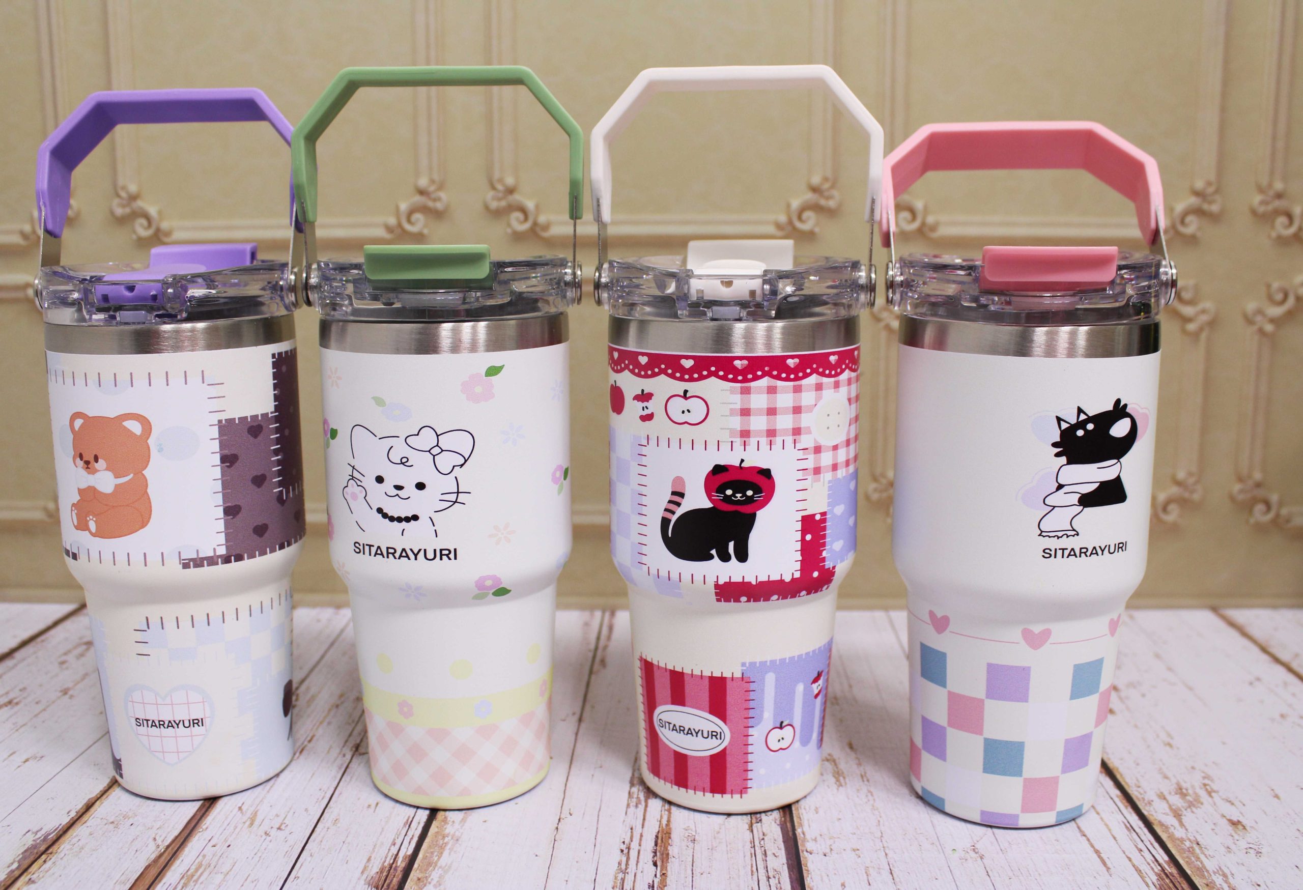 تراول ماگ 2 حالته  SITARAYURI طرح کارتونی 600 میلی لیتر