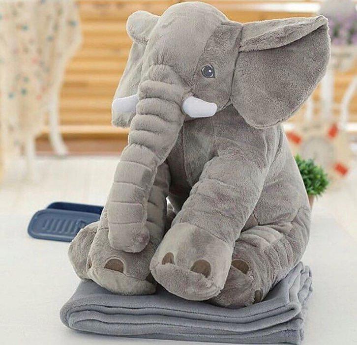 عروسک پتودار بالشتی فیل بزرگ