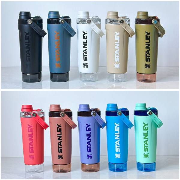 شیکر استنلی اورجینال 590 میل مدل ACTIVATE SHAKER BOTTLE مخزن دار