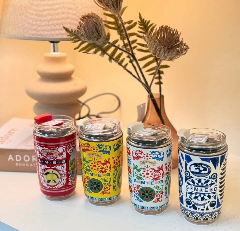 تراول ماگ اسمگ  اورجینال طرح دولچه گابانا SMEG Dolce & Gabbana