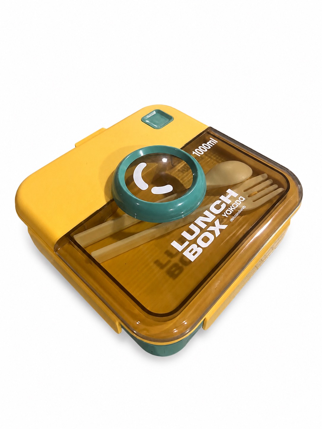 ظرف غذا همراه با قاشق و چنگال مدل camera lunch box