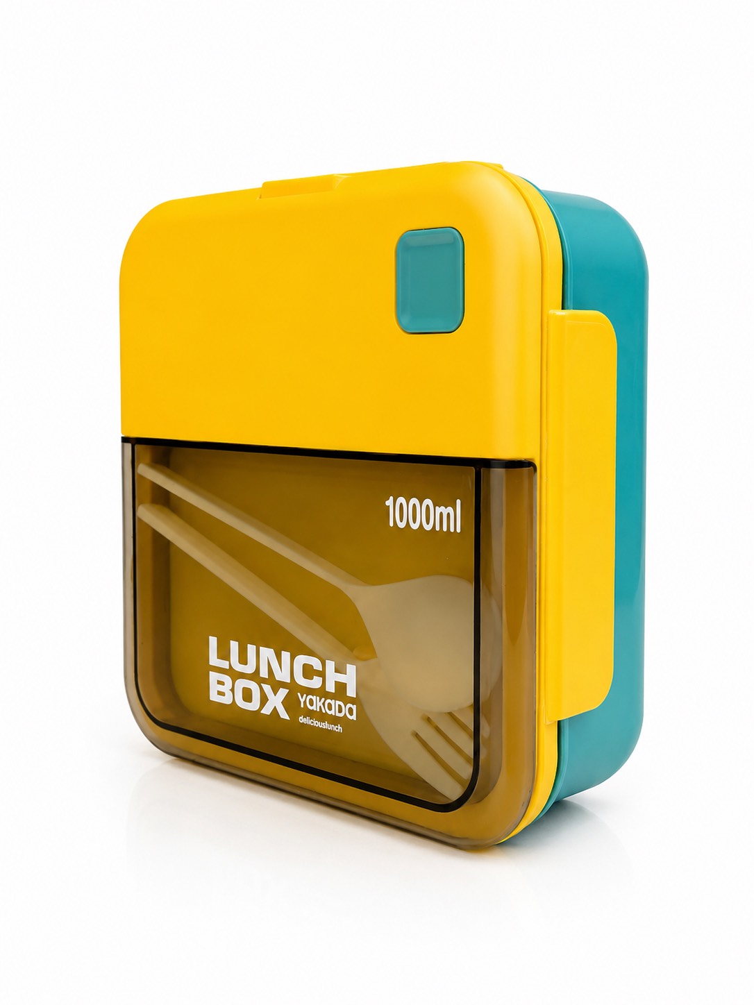 ظرف غذا همراه با قاشق و چنگال مدل lunch box